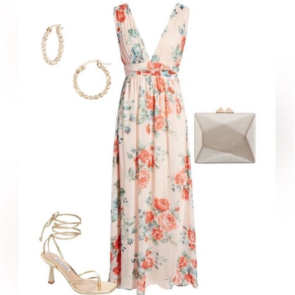 Lulus Garden Meandering Blush Floral Print
Maxi Dress - Picture 10 of 15